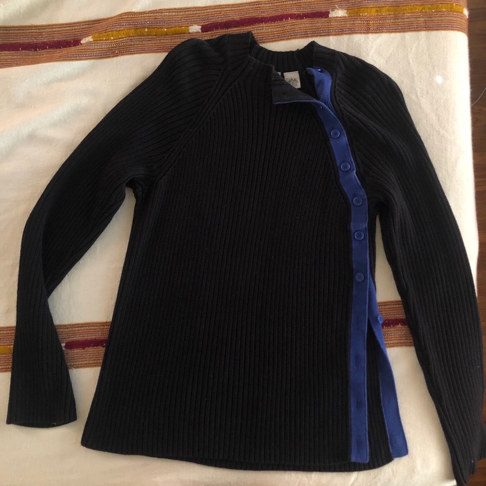 AX Armani Exchange sweater with button side